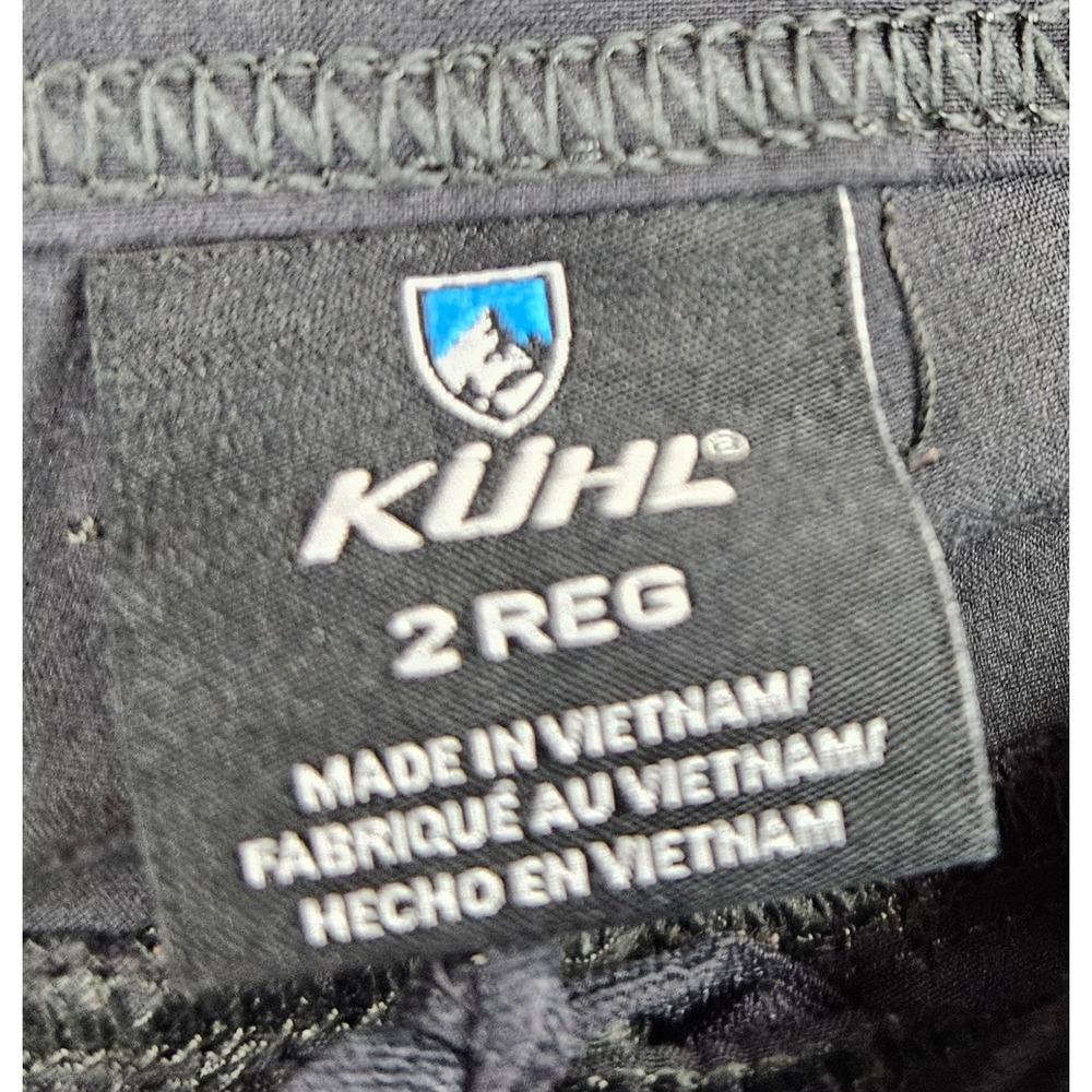 KUHL Women 2 Reg Charcoal Gray Cargo Hiking Roll Up Outdoor Pants Athleisure - Picture 7 of 10